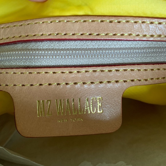 MZ WALLACE Crosby crossbody sling bag in quilted nylon and leather NEW RARE - Picture 13 of 15